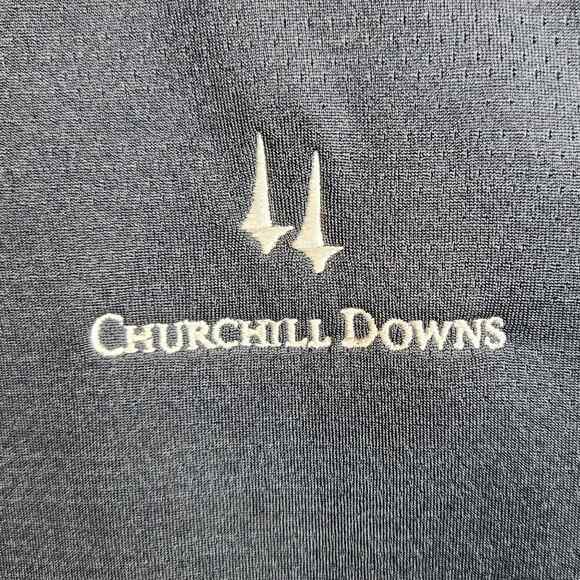 Cutter & Buck Mens Kentucky Derby Churchill Downs Navy Polo Medium - Picture 3 of 5